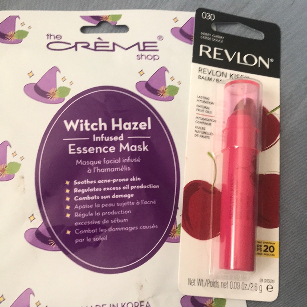 Facemask and lip balm